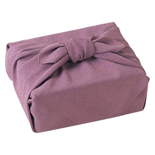 風呂敷 色がきれいなちりめん無地 二巾 ナスビ