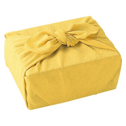 風呂敷 色がきれいなちりめん無地 二巾 ミカン