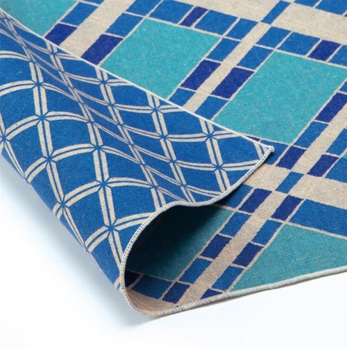 風呂敷 ランチクロス お弁当 50cm ブルー