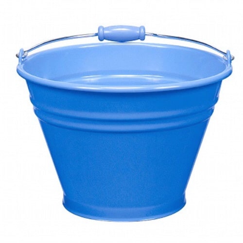 カラーバケツ 6型 ブルー/レッド ブルー