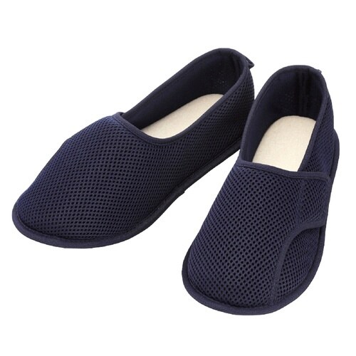 介護シューズ 早快マジック 2 レギュラー 紺3L