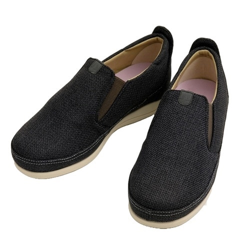 介護シューズ SUTTO IN ダークグレーL