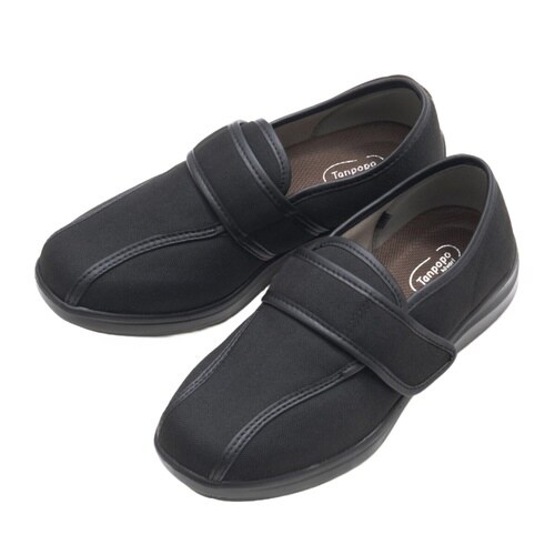 介護シューズ かるっふわっウォーク ブラックLL