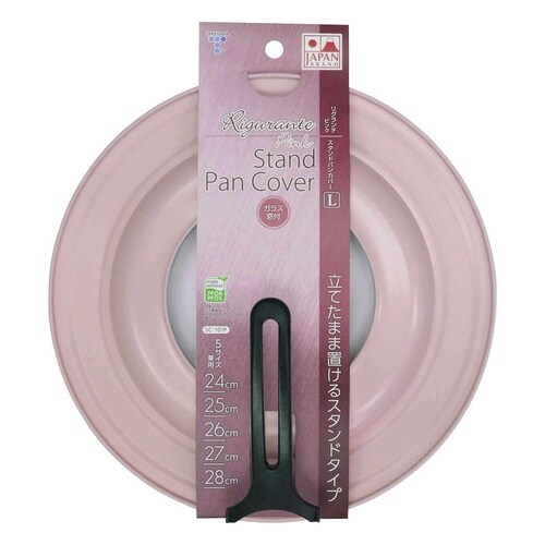 フライパン 蓋 L 24から28cm ピンク