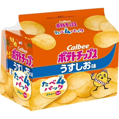 ポテトチップスうすしお味たべよんパック 96g×3