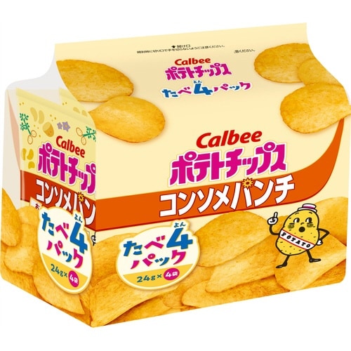ポテトチップスコンソメたべよんパック 96g×3