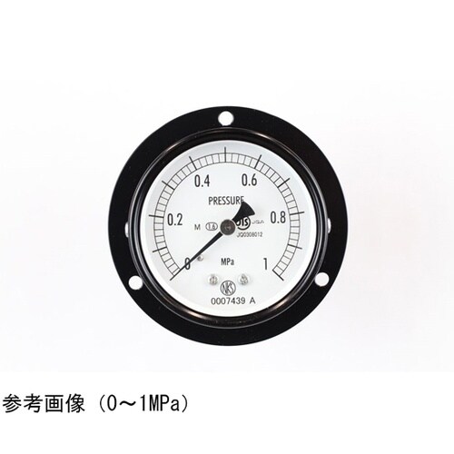 普通形圧力計(Φ60) 埋込形D枠(取付
