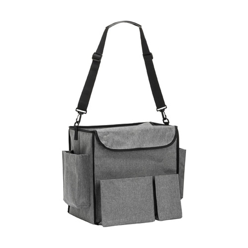 BMショルダーバッグ ライトグレー L