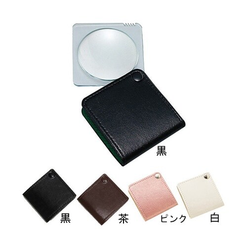 L−369 ルーペ 合皮 3.5倍 白