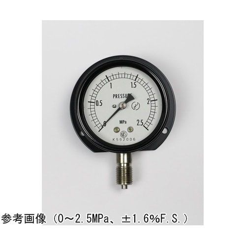 密閉型圧力計(60Φ) 立形B枠 25M