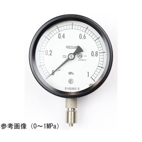 密閉型圧力計(75Φ) 立形A枠 0.6