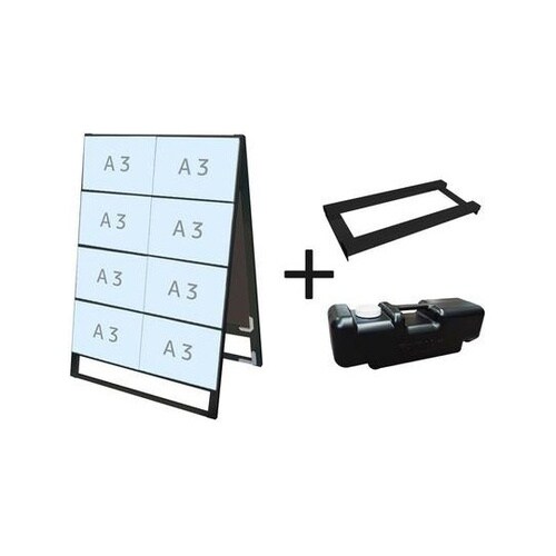 ブラックカードケーススタンド看板 A3横