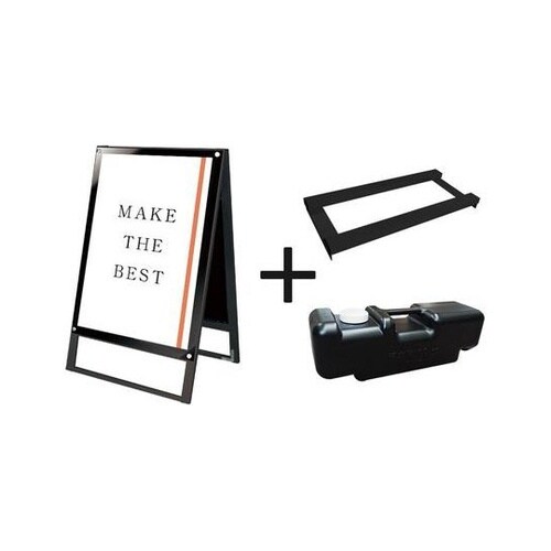 ブラックポスター用スタンド看板マグネジ
