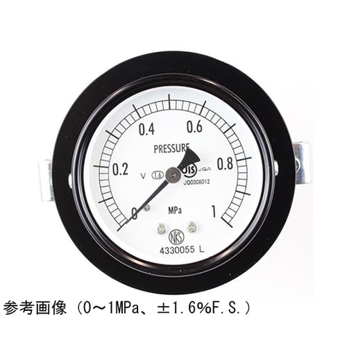 普通形圧力計(Φ60) 埋込形D枠(取付