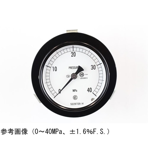 普通形圧力計(Φ75) 埋込形D枠(取付