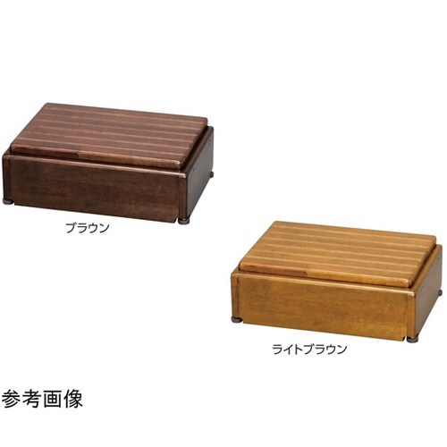 木製玄関台S45W−30−1段 ライトブ