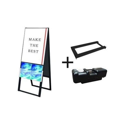 ブラックカタログケーススタンド看板 Uタ