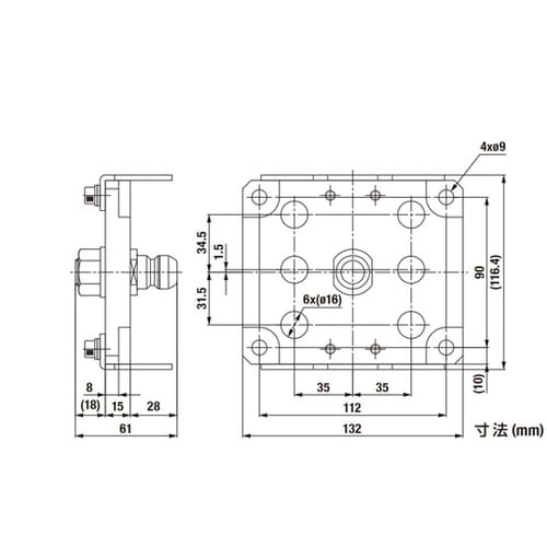 マルチカプラMAM−A型(プラグ)6ポー