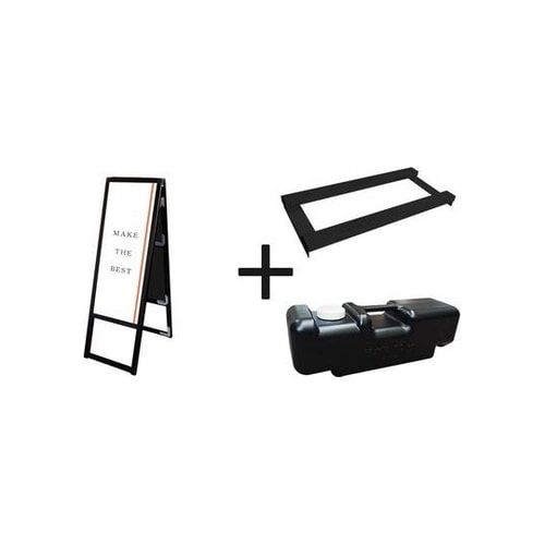 ブラックバリウススタンド看板 A3縦縦両