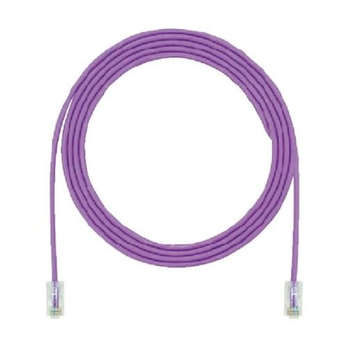 カテゴリ6細径パッチコード 2m 紫 U