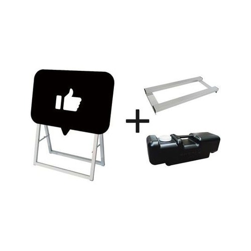 ポップルスタンド看板シルエット 60×4