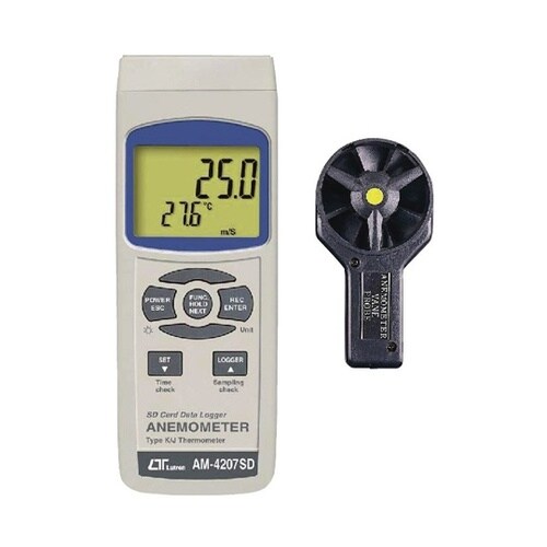 ベーン式SDカード付風速計 AM−420