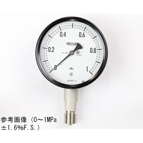 密閉型圧力計(100Φ) 立形A枠 耐熱