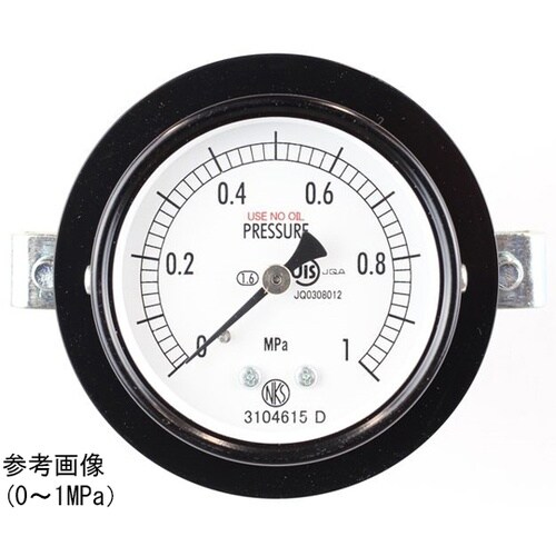 普通形圧力計(Φ60) 禁油 埋込形D枠