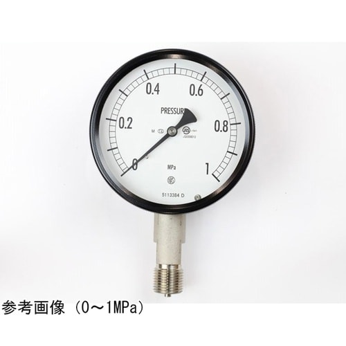 密閉型圧力計(100Φ) 立形A枠 蒸気