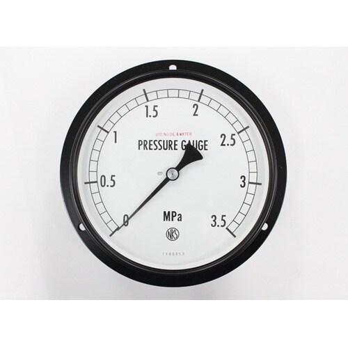 普通形圧力計(Φ150) 禁油禁水 埋込