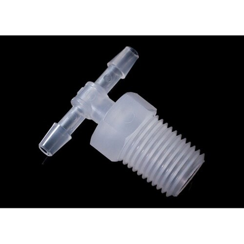 PP R1/4オスネジ付きT型アダプター