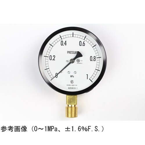 普通形圧力計(Φ100) 立形A枠 0.