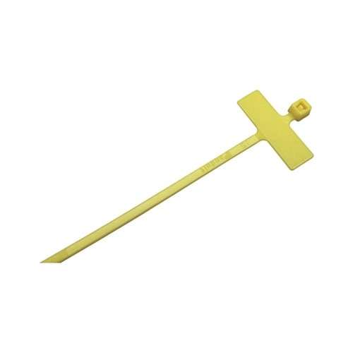 旗型タイプナイロン結束バンド 黄 (10