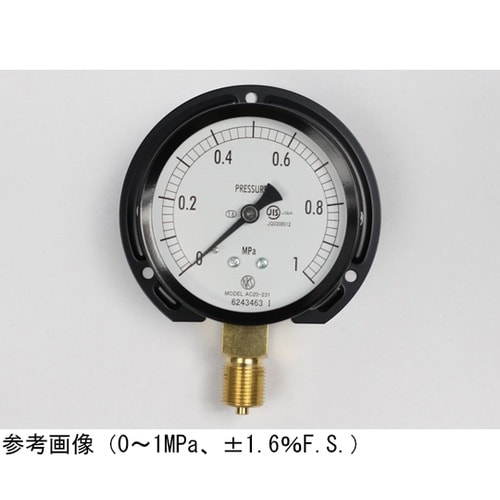 普通形圧力計(Φ75) 立形B枠 5MP