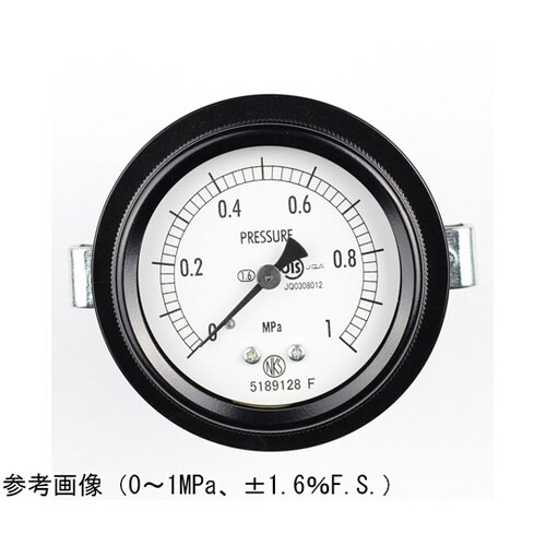 密閉型圧力計(60Φ) 埋込形D枠(取付