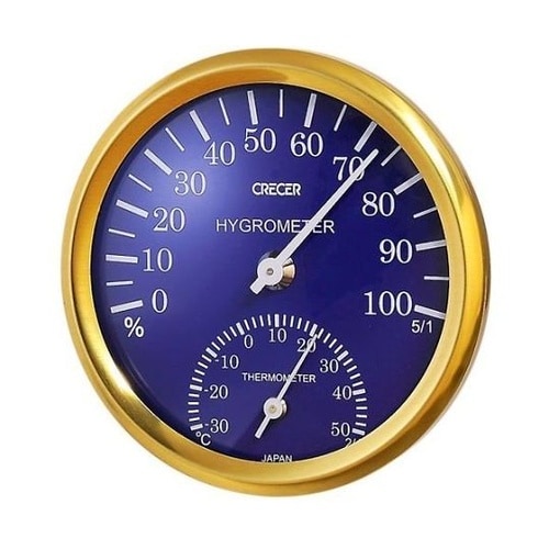 温湿度計 日本製 ブルー CR−101B
