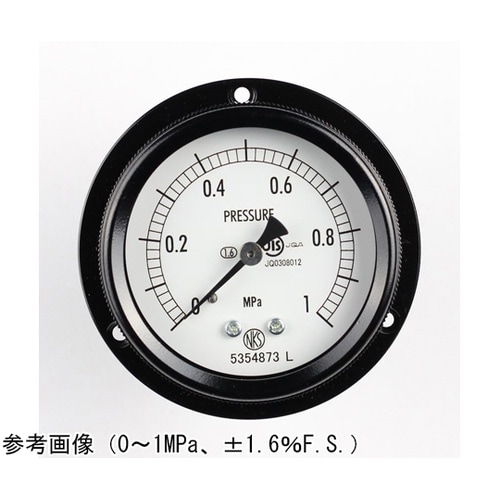 密閉型圧力計(60Φ) 埋込形D枠(取付