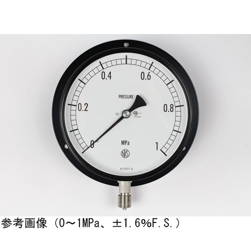 普通形圧力計(Φ150) 立形B枠 −0