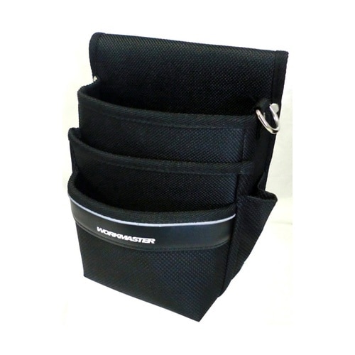 腰袋 3段(黒) WMK−01B