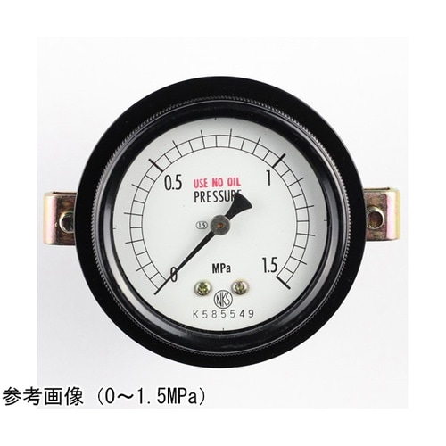 密閉型圧力計(60Φ) 禁油 埋込形D枠