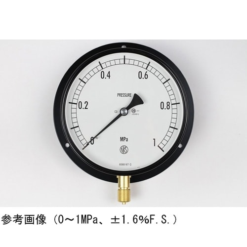 普通形圧力計(Φ150) 立形B枠 −0