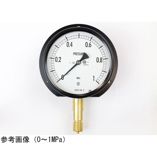 密閉型圧力計(100Φ) 立形B枠 耐振