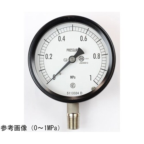 密閉型圧力計(75Φ) 立形A枠 0.1