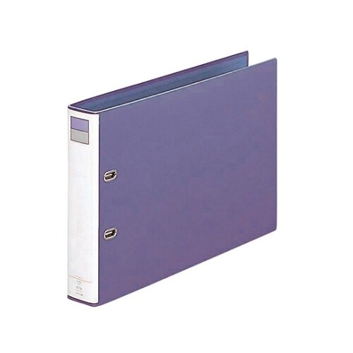 D型リングファイル ブルーバイオレット