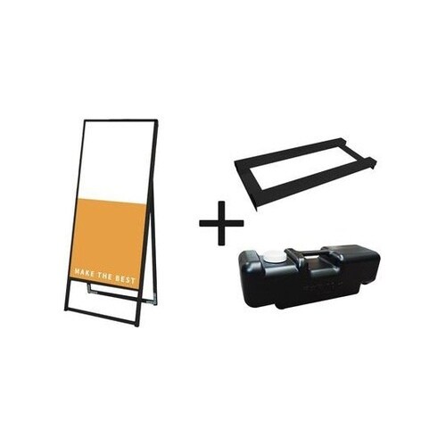 ブラックバリウススタンド看板 アルミ複合