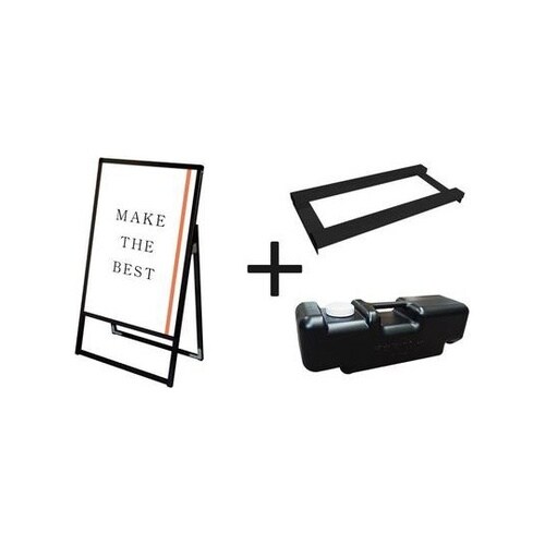 ブラックバリウススタンド看板 A2片面