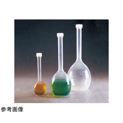 メスフラスコ(PMP)(キャップ付き)
