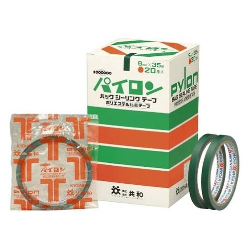 バッグシーリングテープ緑 20巻 HZ−