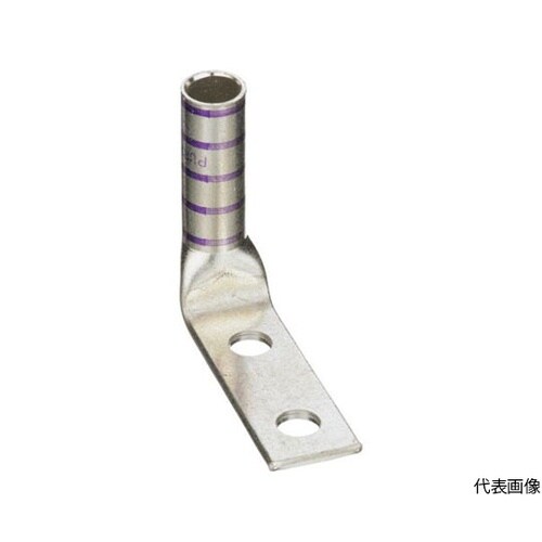 銅製圧縮端子 2穴 電線サイズ AWG4