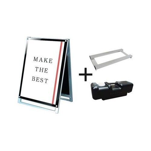 ポスター用スタンド看板 A1ロウ両面ブラ